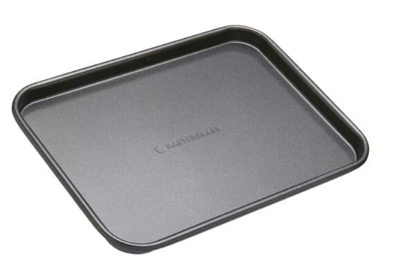 bakplaat 24 x 18 x 1,5 cm carbonstaal antraciet