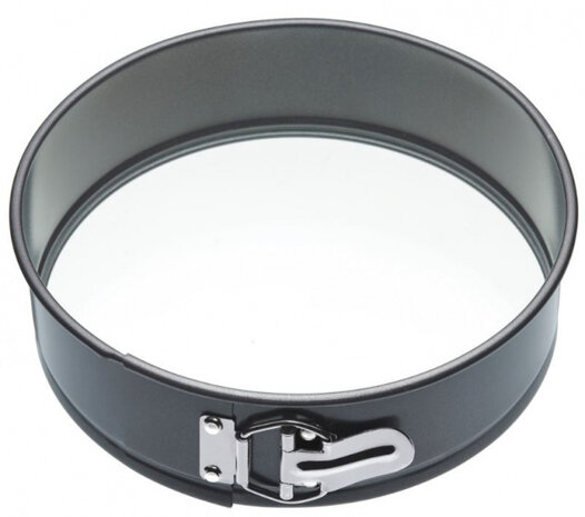 springvorm 26 cm carbonstaal antraciet