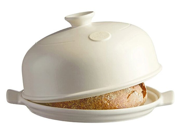 broodbakbol Le Pain 28,5 x 16,5 cm keramiek wit