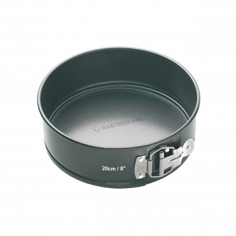 springvormen 20/23 cm carbonstaal grijs 2 stuks