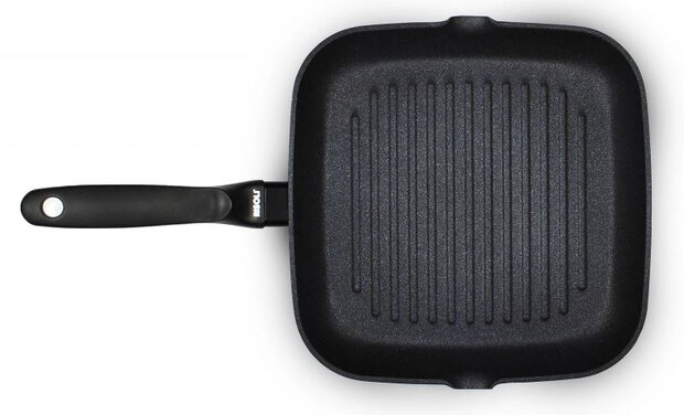 grillpan Black Plus 26 x 26 x 10 cm aluminium zwart