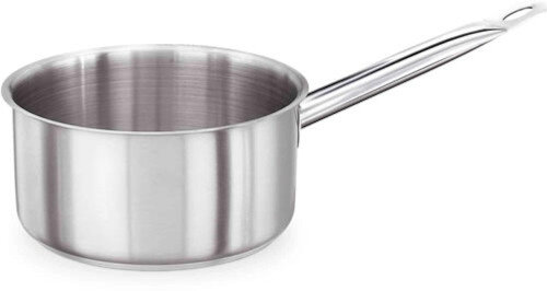steelpan 6,8 liter 24 x 15 cm RVS zilver