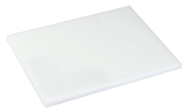 snijplank 32,5 x 26,5 x 1,5 cm polyetheen wit
