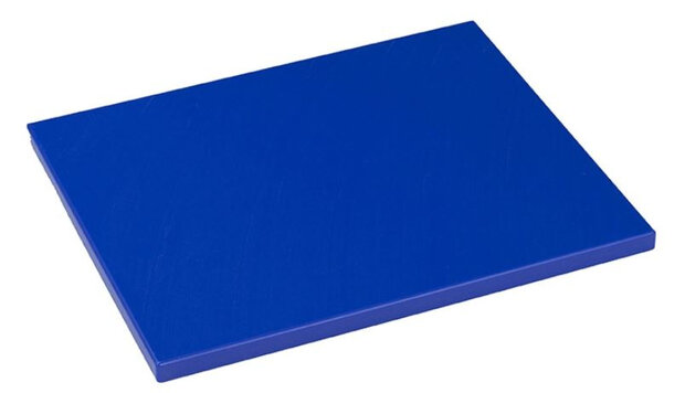 snijplank 32,5 x 26,5 x 1,5 cm polyetheen blauw