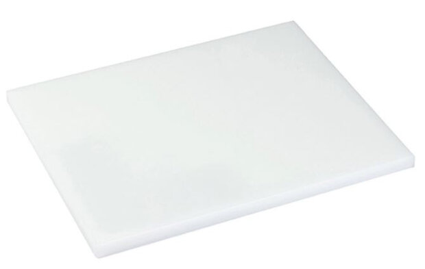 snijplank 53 x 32,5 x 1,5 cm polyetheen wit