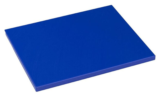 snijplank 53 x 32,5 x 1,5 cm polyetheen blauw