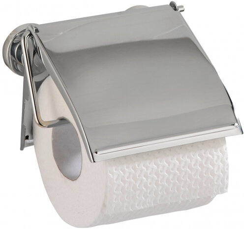toiletrolhouder Power-Loc 3,5 x 13,5 x 12 cm chroom