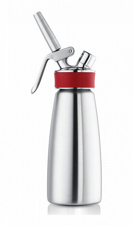 slagroomspuit Gourmet Whip Plus 0,5 liter RVS zilver