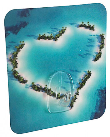 ophanghaak Magic Hook eiland 8 x 1,5 x 9 cm blauw