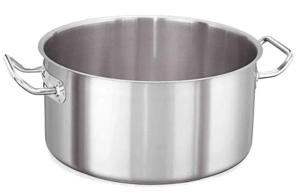 kookpan met deksel 2 liter 16 cm RVS zilver