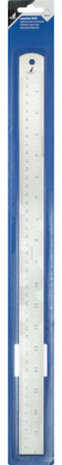 liniaal 45 cm RVS grijs