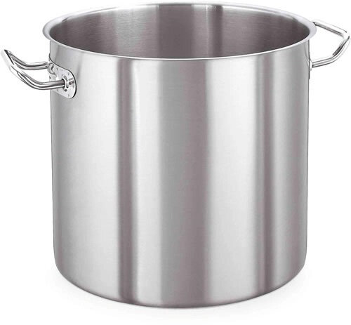 kookpan met deksel 26,1 liter 32 cm RVS zilver