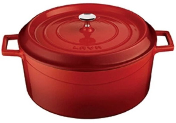 braadpan Trendy 6,7 liter 28 cm gietijzer rood