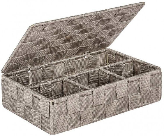 organizer Adria 17 x 26  x 7,5 cm polypropyleen taupe