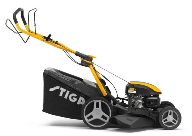 grasmaaier Combi 748 S benzine 2,2 kW 155 cm zwart/geel