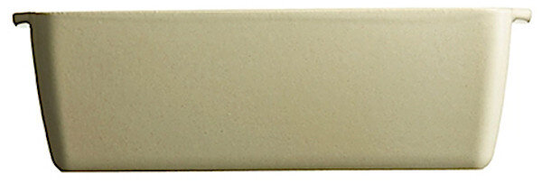 broodbakvorm 24 x 15 cm 2 liter keramiek wit 2-delig