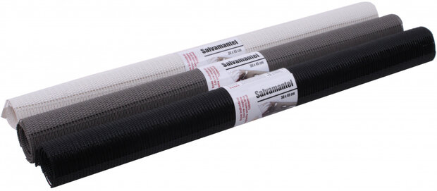 placemat rechthoekig lijnen 45 x 30 cm PVC wit