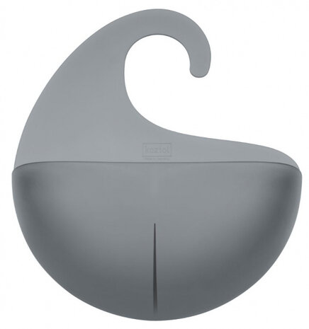 douche- en badrekje Surf XL polypropyleen zilvergrijs
