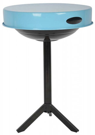 houtskoolbarbecue 46,5 x 63 cm zwart/lichtblauw