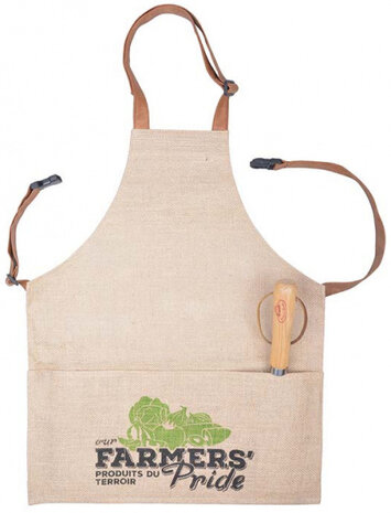 tuinschort Farmer&#039;s Pride jute naturel