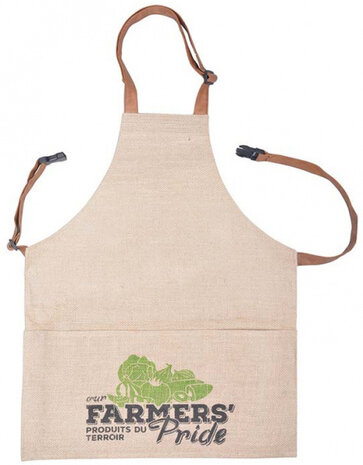 tuinschort Farmer&#039;s Pride jute naturel