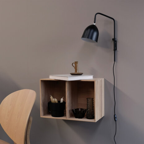 wandlamp Easton led 15 x 43 cm E27 60W zwart