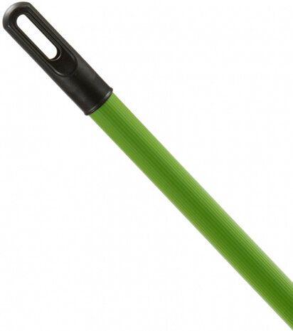 vloermop 120 cm textiel groen/wit 2-delig