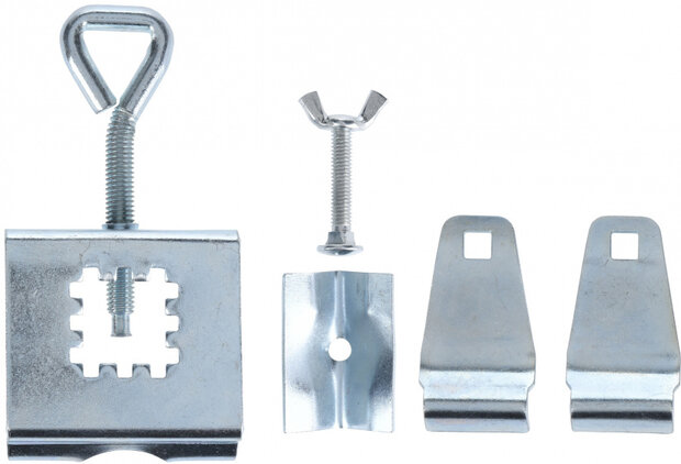 parasolhouder 10 x 5,8 cm RVS zilver