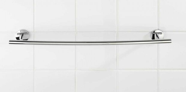 handdoekenhouder Cuba 58 x 5 x 9 cm staal zilver