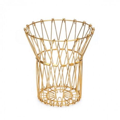 fruitschaal Vintage 30,8 cm verstelbaar staal goud
