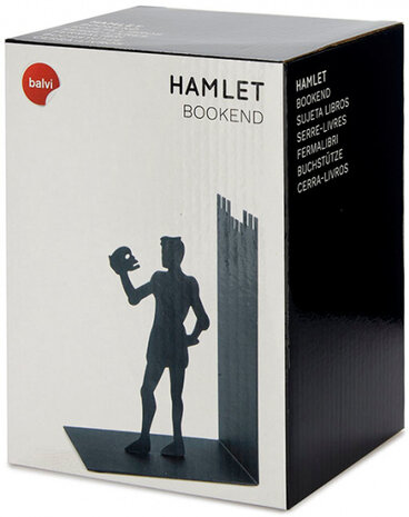 boekenstandaard Hamlet 12 x 10 x 17 cm staal zwart