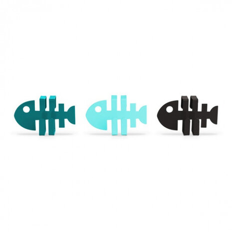 ophanghaken Vis 4,8 x 9 x 4,5 cm staal 3 stuks