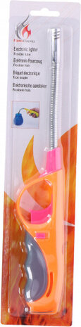 aansteker flexibele hals 28 cm oranje