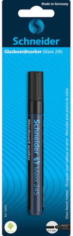 glasbordmarker Maxx 245 2-3 mm 10 cm zwart