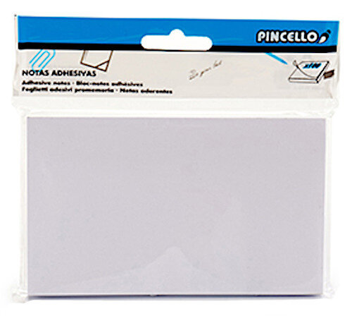 post-it notitieblok zelfklevend 76 x 127 mm wit