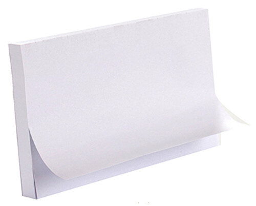 post-it notitieblok zelfklevend 76 x 127 mm wit