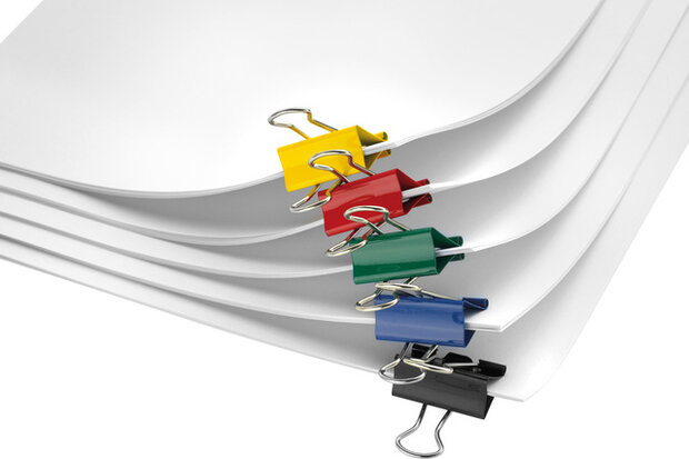 papierklemmen 19 mm RVS 25 stuks