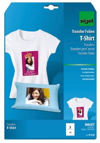 transferpapier Inkjet A4 wit 3 vellen