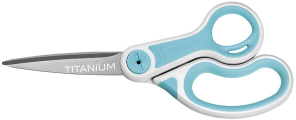 stofschaar Carbo Nitride 20,4 cm titanium blauw/wit