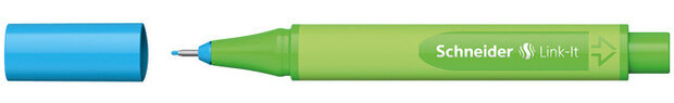 fineliner Link-It 0,4 mm rubber groen/blauw