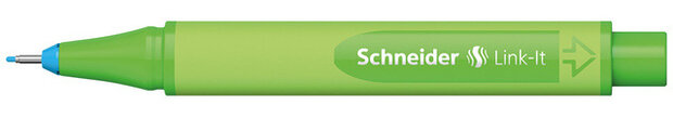 fineliner Link-It 0,4 mm rubber groen/blauw