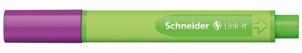 fineliner Link-It 0,4 mm rubber paars/groen