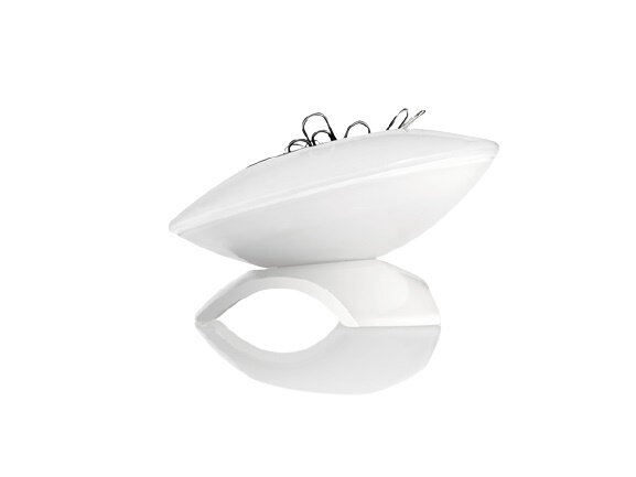 papercliphouder Eye Style 9,5 x 5,5 cm zwart/wit 51-delig