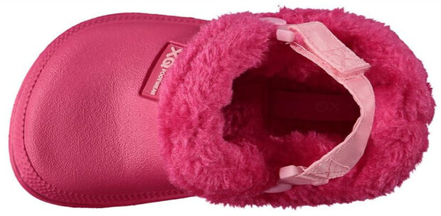 tuinklompen junior rubber/imitatiebond fuchsia mt 33-34