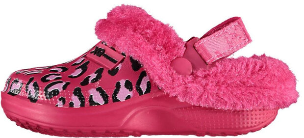 tuinklompen junior rubber/imitatiebond roze mt 33-34