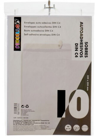 enveloppen 32,5 x 23 cm wit 10 stuks