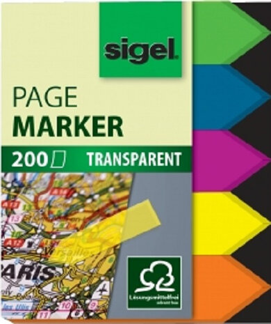 indexeringsstrookjes Pijl 4,5 x 1,2 cm papier 200 vellen