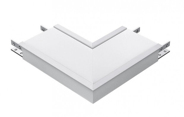 connector L-vorm VT-7-41 8W 4000K 16,3 cm zilver