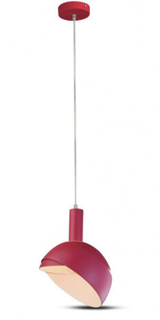 hanglamp VT-7100 18 x 10 x 120 cm E14 aluminium roze