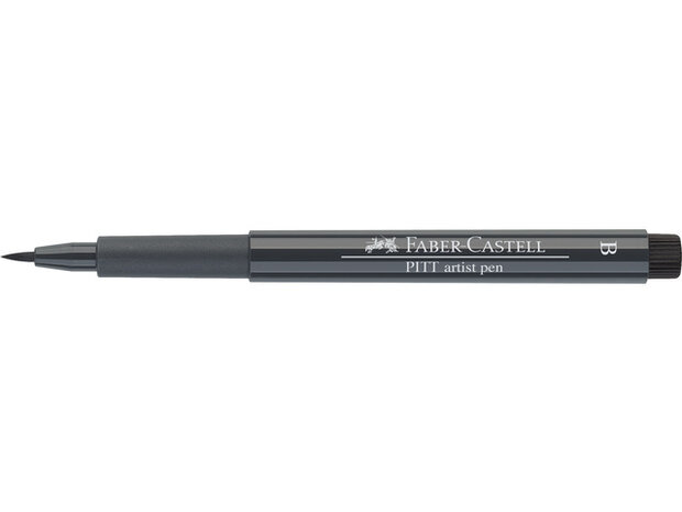 fineliner Pitt Artist B 135 donkergrijs/zwart